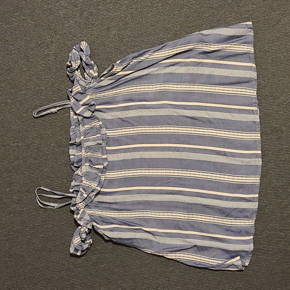 Blue Striped Blouse